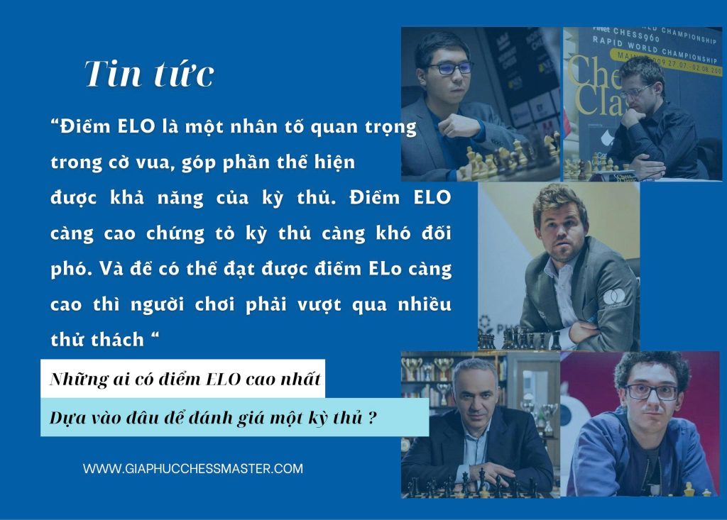 Top 5 Đại Kiện Tướng Có Điểm Elo Cao Nhất Thế Giới