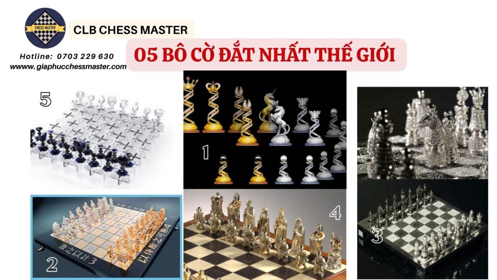 5 Bộ cờ vua đắt nhất thế giới
