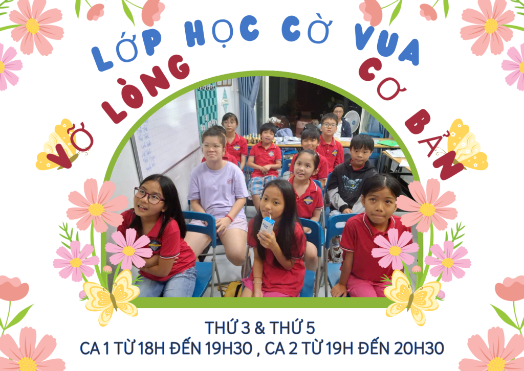LỚP HỌC LỚP VỠ LÒNG – CƠ BẢN : THỨ 3 & THỨ 5 CA 1 TỪ 18…